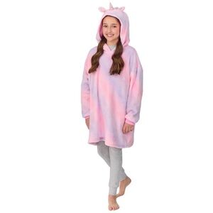 Saint Eve Unicorn Kids Sleep Hoodie - Pink and Purple